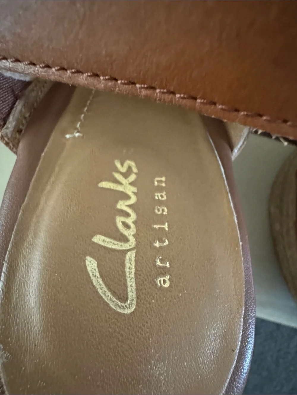 Clarks smooth leather